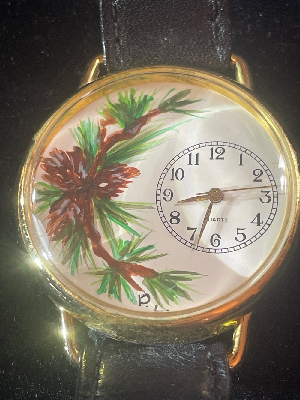 JYB Jumbo tonic watch featuring Christmas floral design